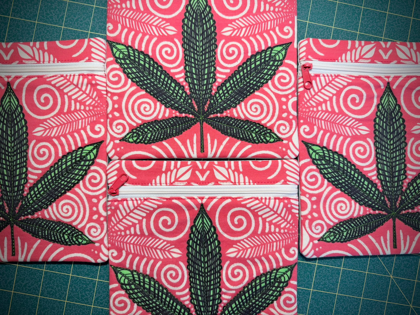 Cannabis & Cream Stash Bag