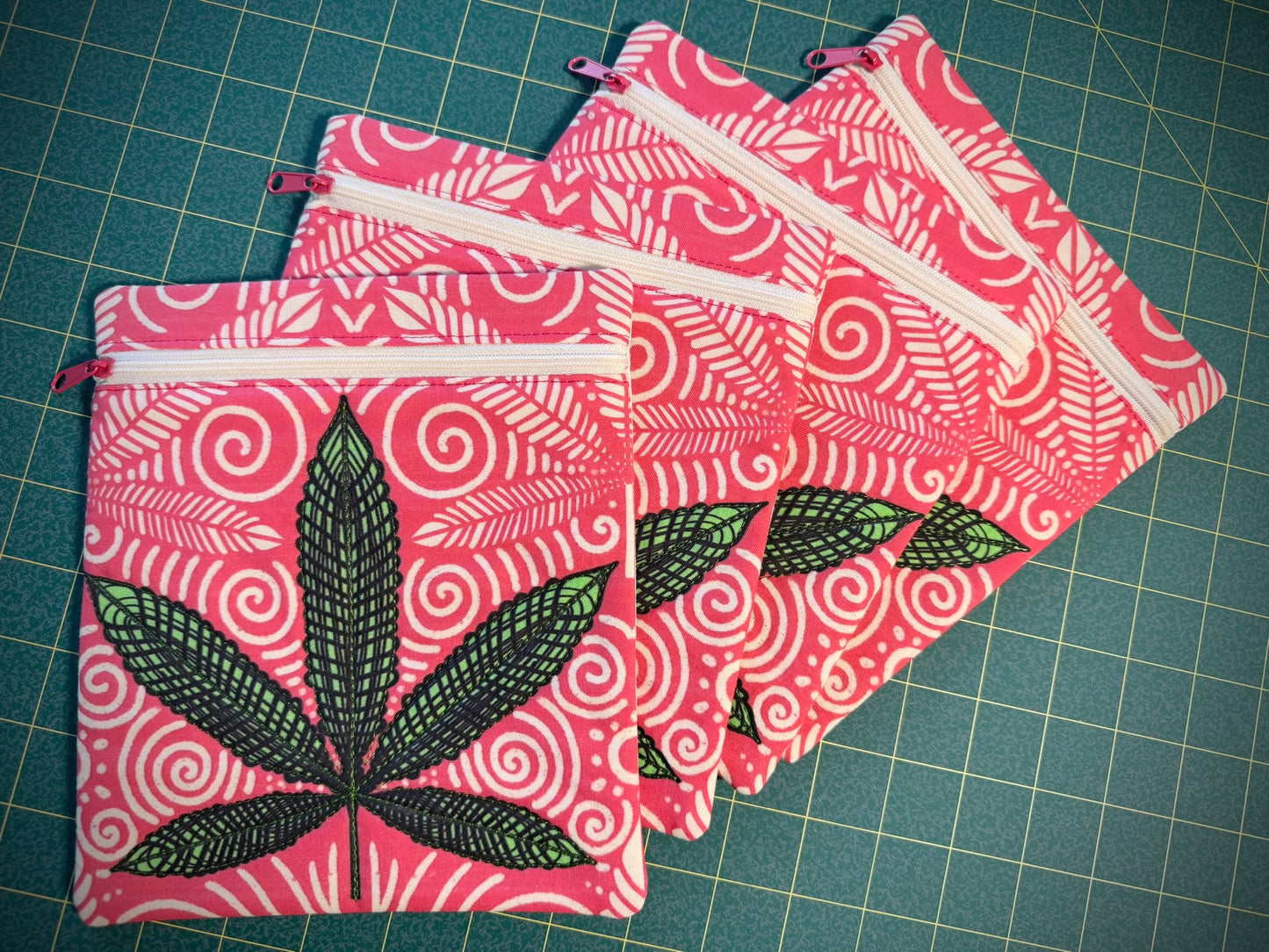 Cannabis & Cream Stash Bag