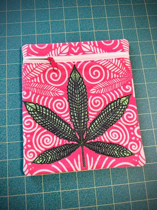 Cannabis & Cream Stash Bag