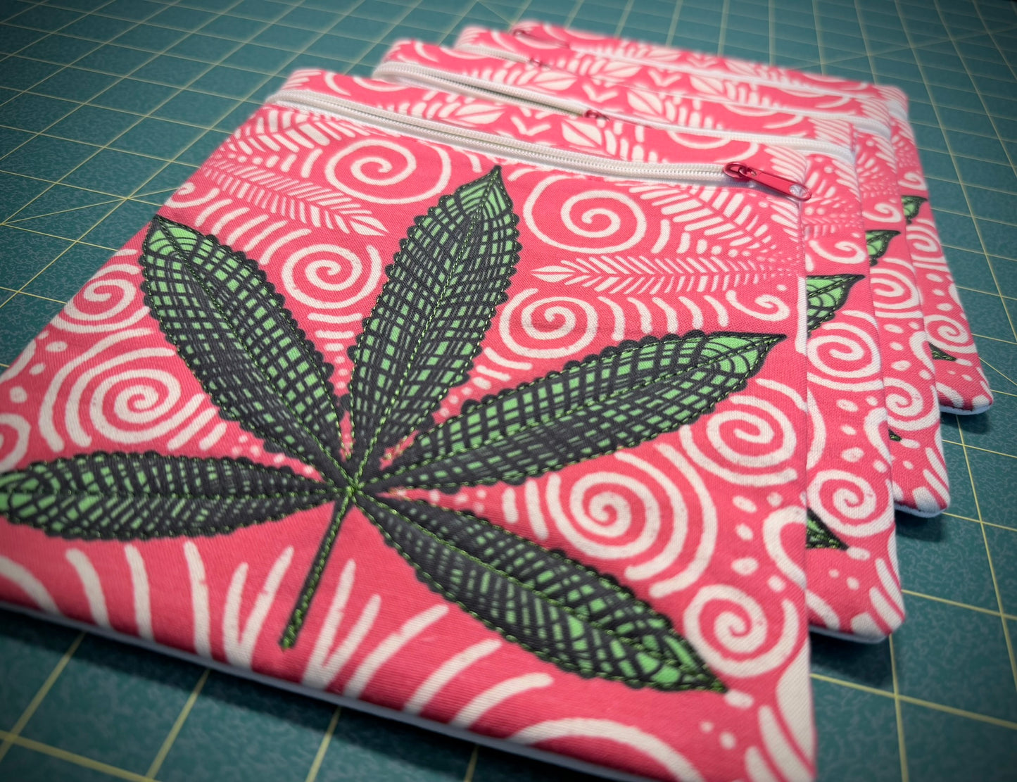 Cannabis & Cream Stash Bag