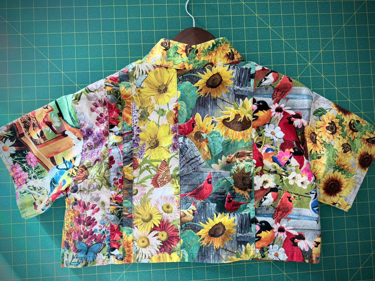 Sunflower Aviary Studio Button-Up