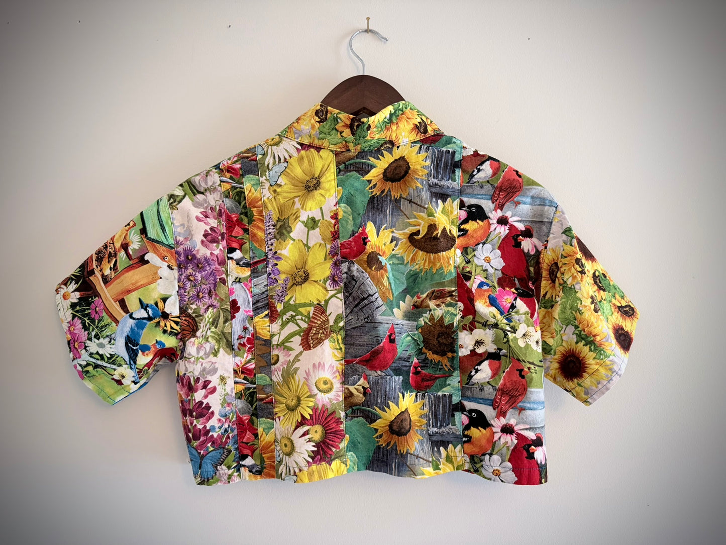 Sunflower Aviary Studio Button-Up